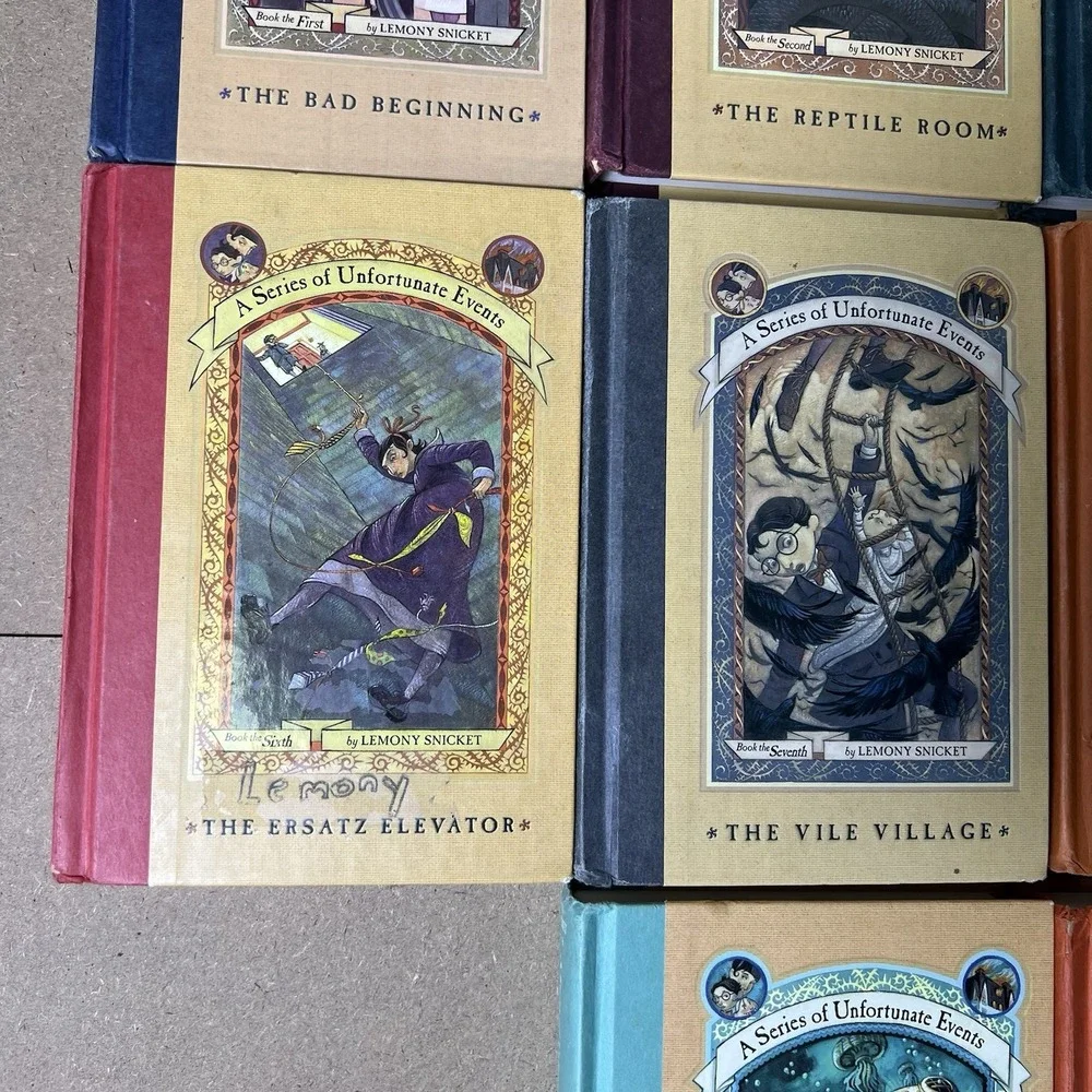 Lemony Snicket Series of Unfortunate Events Complete 13 Book Set 1st Ed HC
